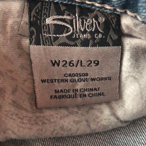 Silver LOLA boyfriend jeans p2485 - Picture 4 of 12